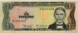 1 Peso Oro RÉPUBLIQUE DOMINICAINE  1980 P.117a TB+