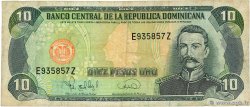 10 Pesos Oro DOMINICAN REPUBLIC  1995 P.148a F