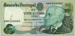 20 Escudos PORTUGAL  1978 P.176b TTB