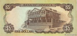 5 Dollars GIAMAICA  1991 P.70d AU