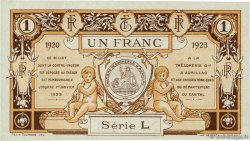 1 Franc FRANCE régionalisme et divers Aurillac 1920 JP.016.15 SPL+