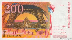 200 Francs EIFFEL FRANCIA  1996 F.75.02 EBC