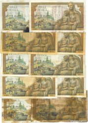 1000 Francs DÉESSE DÉMÉTER Lot FRANCE  1943 F.40.15 B