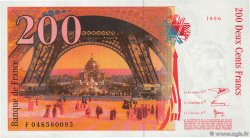 200 Francs EIFFEL FRANCE  1996 F.75.03b UNC-