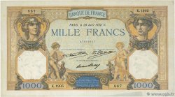 1000 Francs CÉRÈS ET MERCURE FRANCIA  1932 F.37.07 MBC