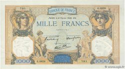 1000 Francs CÉRÈS ET MERCURE type modifié FRANKREICH  1940 F.38.42 VZ