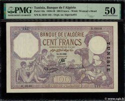100 Francs TUNISIE  1938 P.10c SUP+