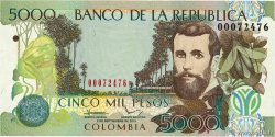 5000 Pesos COLOMBIA  2013 P.452o UNC