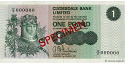 1 Pound Spécimen SCOTLAND  1971 P.204as SC