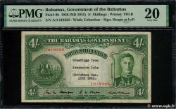 4 Shillings BAHAMAS  1936 P.09b F