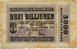 3 Billionen Mark ALLEMAGNE Buer 1923 