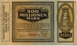 500 Millionen  Mark GERMANIA Düren 1923 