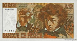 10 Francs BERLIOZ FRANKREICH  1974 F.63.04