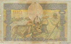 100 Francs MADAGASCAR  1937 P.040 q.MB