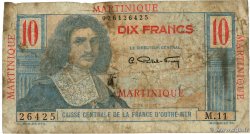 10 Francs Colbert MARTINIQUE  1946 P.28 q.B