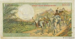 1000 Francs - 200 Ariary MADAGASKAR  1966 P.059a fS