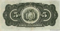 5 Bolivianos BOLIVIA  1928 P.120a UNC-