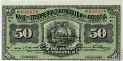 50 Centavos BOLIVIE  1902 P.091a