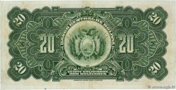 20 Bolivianos BOLIVIEN  1928 P.122a VZ