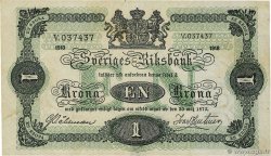 1 Krona SWEDEN  1918 P.32e