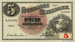 5 Kronor SUÈDE  1947 P.33ad pr.NEUF