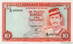 10 Ringgit - 10 Dollars BRUNEI  1983 P.08b