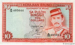 10 Ringgit - 10 Dollars BRUNEI  1983 P.08b pr.NEUF