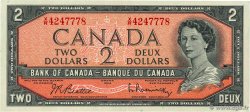 2 Dollars CANADá
  1954 P.076b MBC+