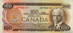 100 Dollars CANADA  1975 P.091a TTB+