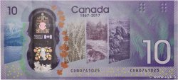 10 Dollars Commémoratif CANADA  2017 P.112 AU