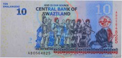 10 Emalangeni SWAZILAND  2014 P.36b NEUF