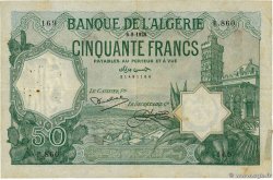 50 Francs ALGERIA  1928 P.080a