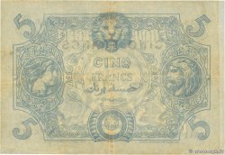 5 Francs ARGELIA  1915 P.071a MBC