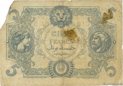 5 Francs ALGÉRIE  1917 P.071b B