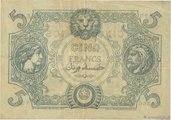 5 Francs ALGERIEN  1917 P.071b fSS