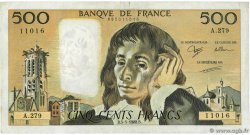 500 Francs PASCAL FRANCE  1988 F.71.39 F