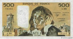 500 Francs PASCAL FRANCE  1989 F.71.40 TTB+