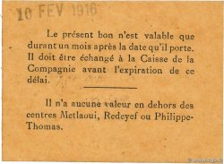 50 Centimes TúNEZ Gafsa 1916 K.487 SC+