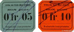 5 et 10 Centimes Lot ARGELIA Sidi-Bel-Abbès 1916 JPCV.04 et JPCV.08 