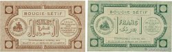 50 Centimes et 1 Franc Lot ALGERIA Bougie - Sétif 1915 JP.139.01/02 FDC