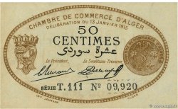 50 Centimes ALGERIEN Alger 1915 JP.137.09 fST+