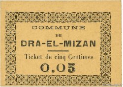 5 Centimes ALGÉRIE Dra-el-Mizan 1917 JPCV.01