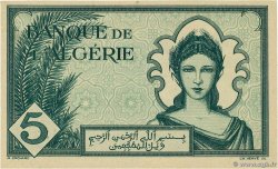 5 Francs ALGERIA  1942 P.091 UNC-