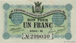 1 Franc ALGÉRIE Constantine 1915 JP.140.04