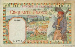 50 Francs ALGERIEN  1945 P.087 SS