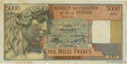 5000 Francs ALGERIA  1951 P.109a