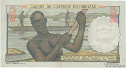 5 Francs FRENCH WEST AFRICA  1951 P.36 VZ