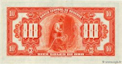 10 Soles PÉROU  1947 P.067Ac NEUF