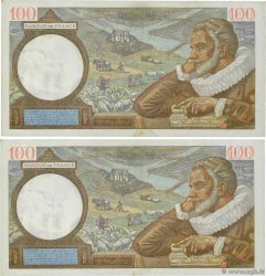 100 Francs SULLY Consécutifs FRANCE  1942 F.26.67 XF