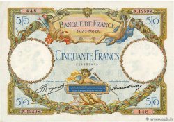 50 Francs LUC OLIVIER MERSON type modifié FRANCE  1933 F.16.04 VF